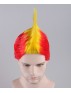 Yellow / Red Mohawk Wig